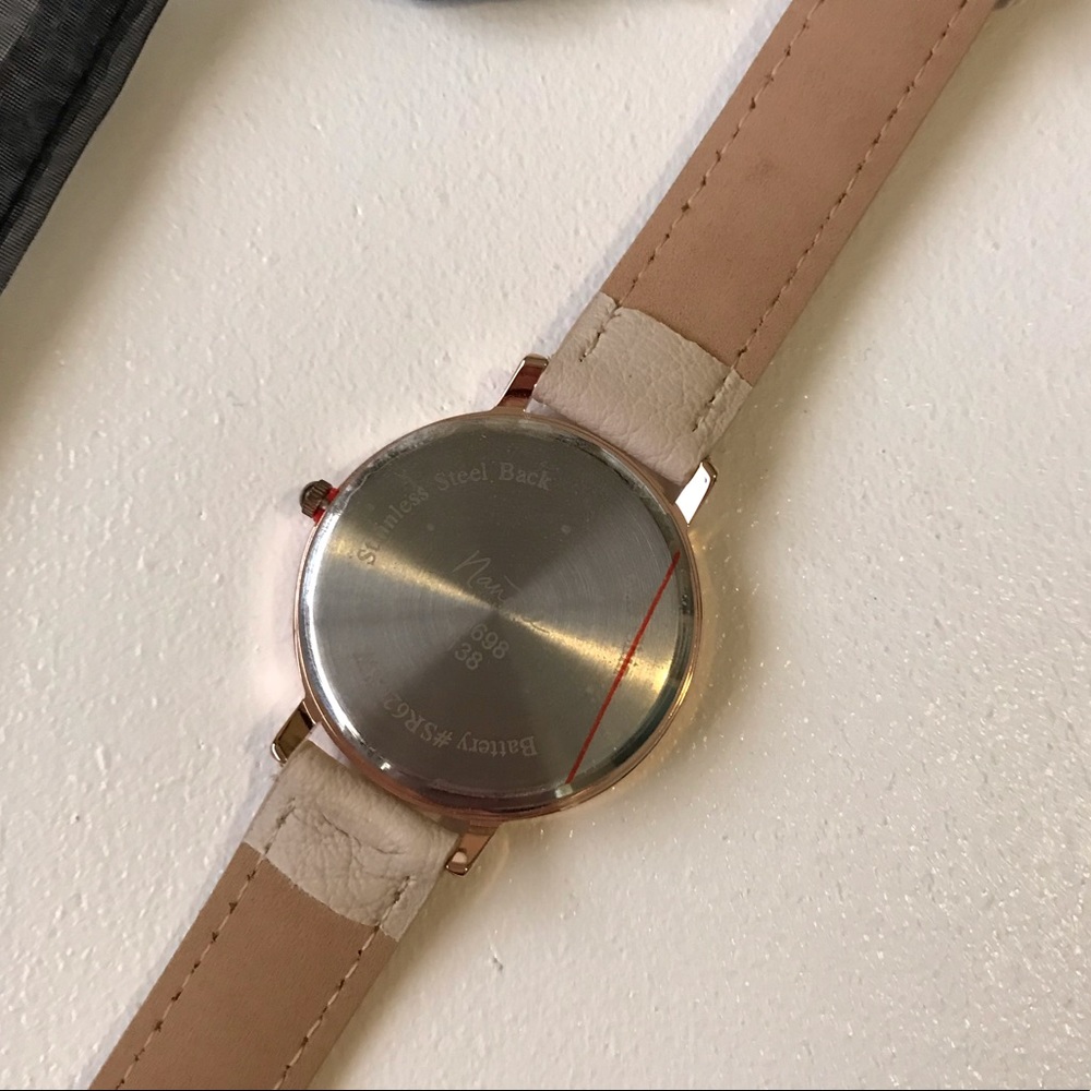 Nanette Lepore vegan leather rose gold watch - Picture 4 of 8